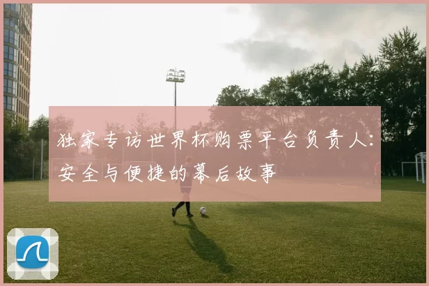 独家专访世界杯购票平台负责人：安全与便捷的幕后故事